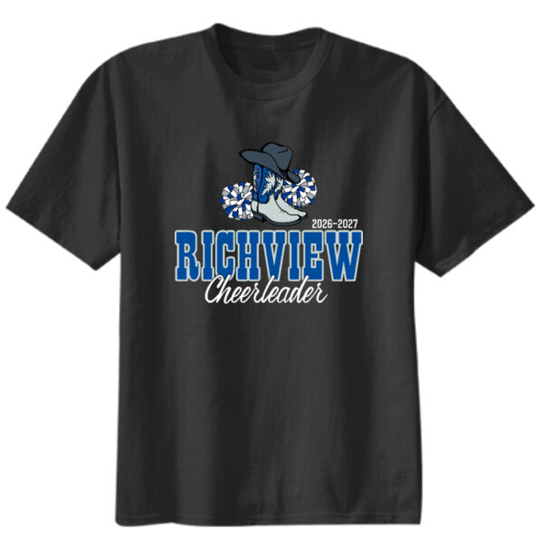 Richview Cheerleader - Core Blend Tee - Youth Core Blend Tee Thumbnail